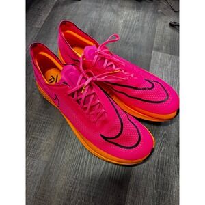 Nike ZoomX Vaporfly Next% 2 Mens 12.5 Pink Orange Running Shoes DJ6566-600